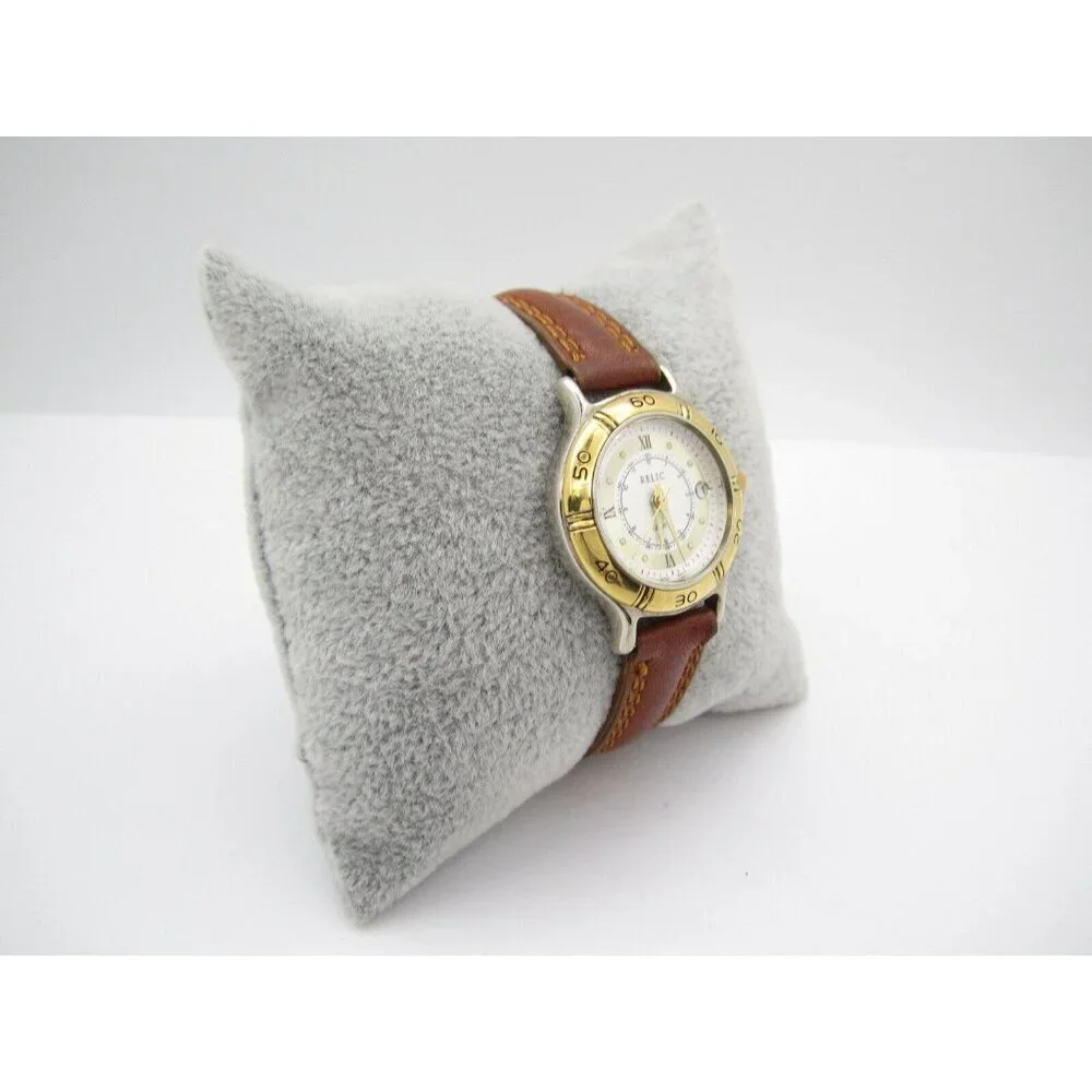Women Relic Quartz WR Analog Dial Round Watch (H39) 